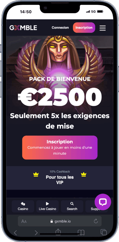 Gxmble Casino Download Mobiele App